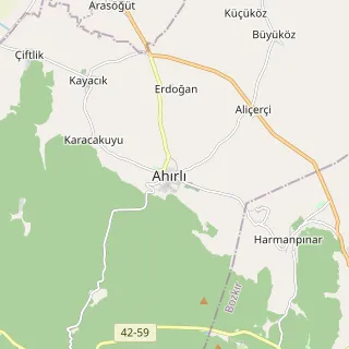 Ahırlı Haritası