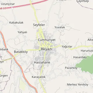 Akyazı Haritası