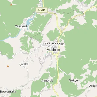 Andırın Haritası
