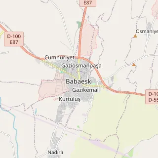 Babaeski Haritası