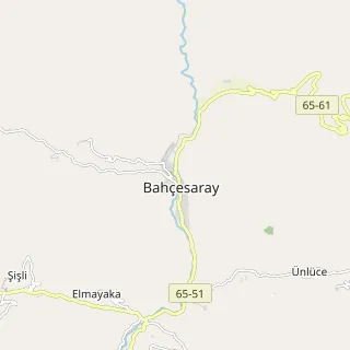 Bahçesaray Haritası