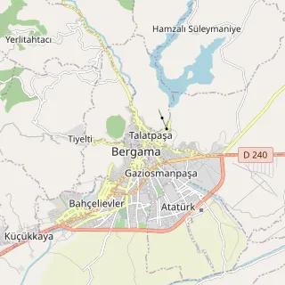 Bergama Haritası