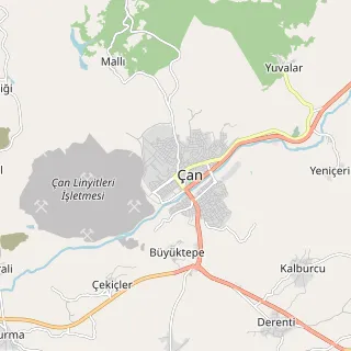Çan Haritası