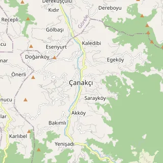 Çanakçı Haritası
