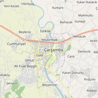 Çarşamba Haritası