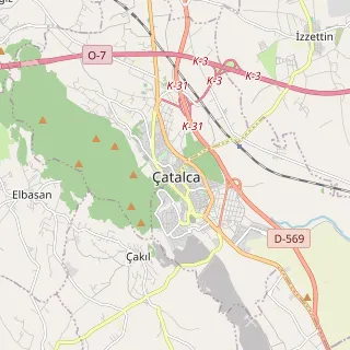 Çatalca Haritası