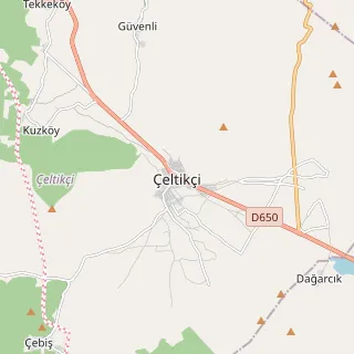 Çeltikçi Haritası