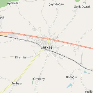 Çerkeş Haritası