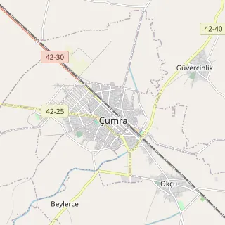 Çumra Haritası
