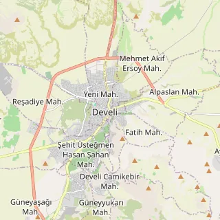 Develi Haritası