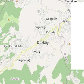 Düzköy Haritası