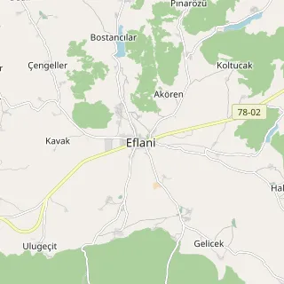 Eflani Haritası