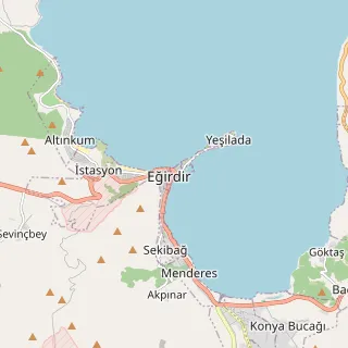 Eğirdir Haritası