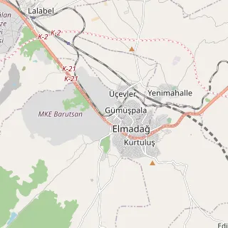 Elmadağ Haritası