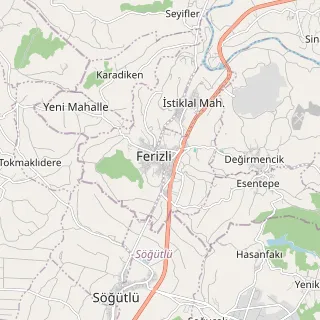 Ferizli Haritası