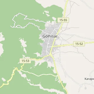 Gölhisar Haritası