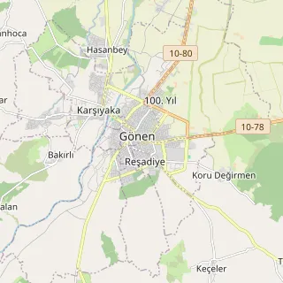 Gönen Haritası