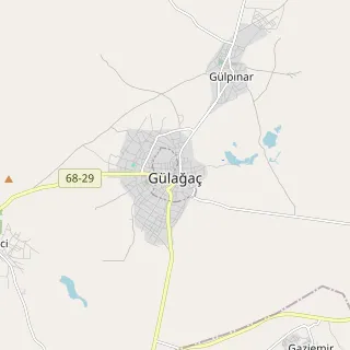 Gülağaç Haritası