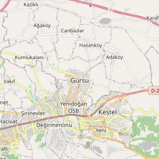 Gürsu Haritası