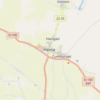 Havsa Haritası