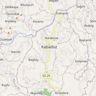 Kabadüz Haritası