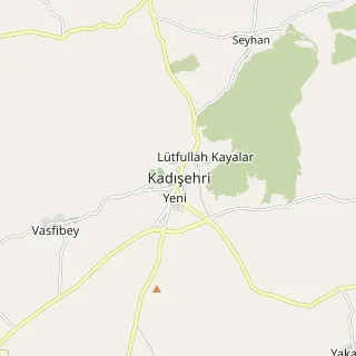 Kadışehri Haritası