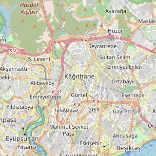 Kağıthane Haritası