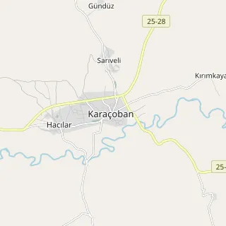 Karaçoban Haritası