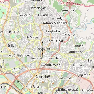 Keçiören Haritası