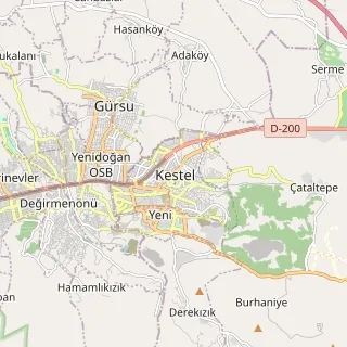 Kestel Haritası