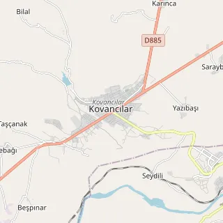 Kovancılar Haritası