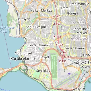 Küçükçekmece Haritası