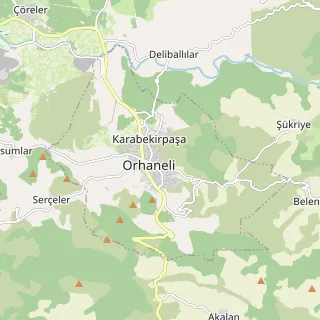 Orhaneli Haritası