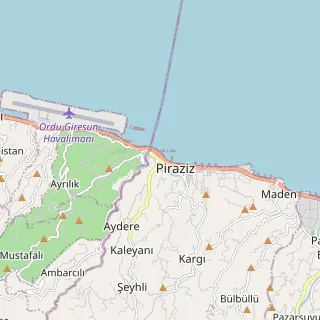 Piraziz Haritası