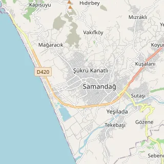 Samandağ Haritası