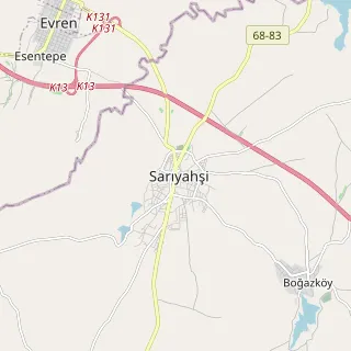 Sarıyahşi Haritası