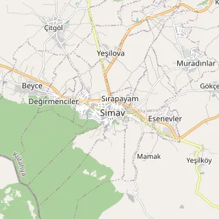 Simav Haritası