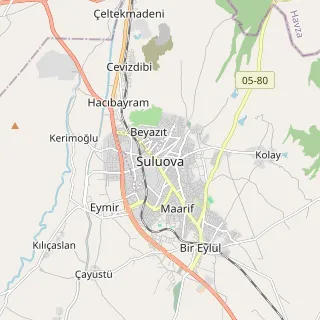 Suluova Haritası