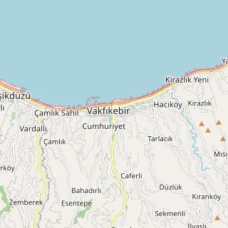 Vakfıkebir Haritası