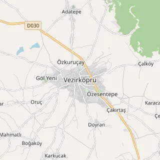 Vezirköprü Haritası