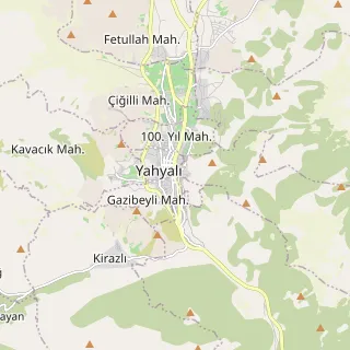 Yahyalı Haritası