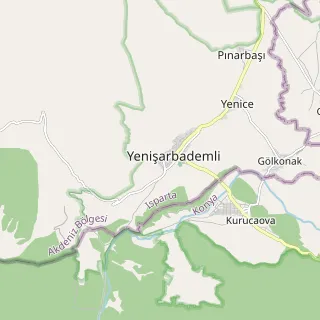 Yenişarbademli Haritası
